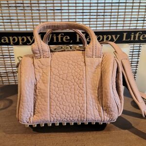 Authentic Alexander Wang Pink Mini Bag with Studded Bottom